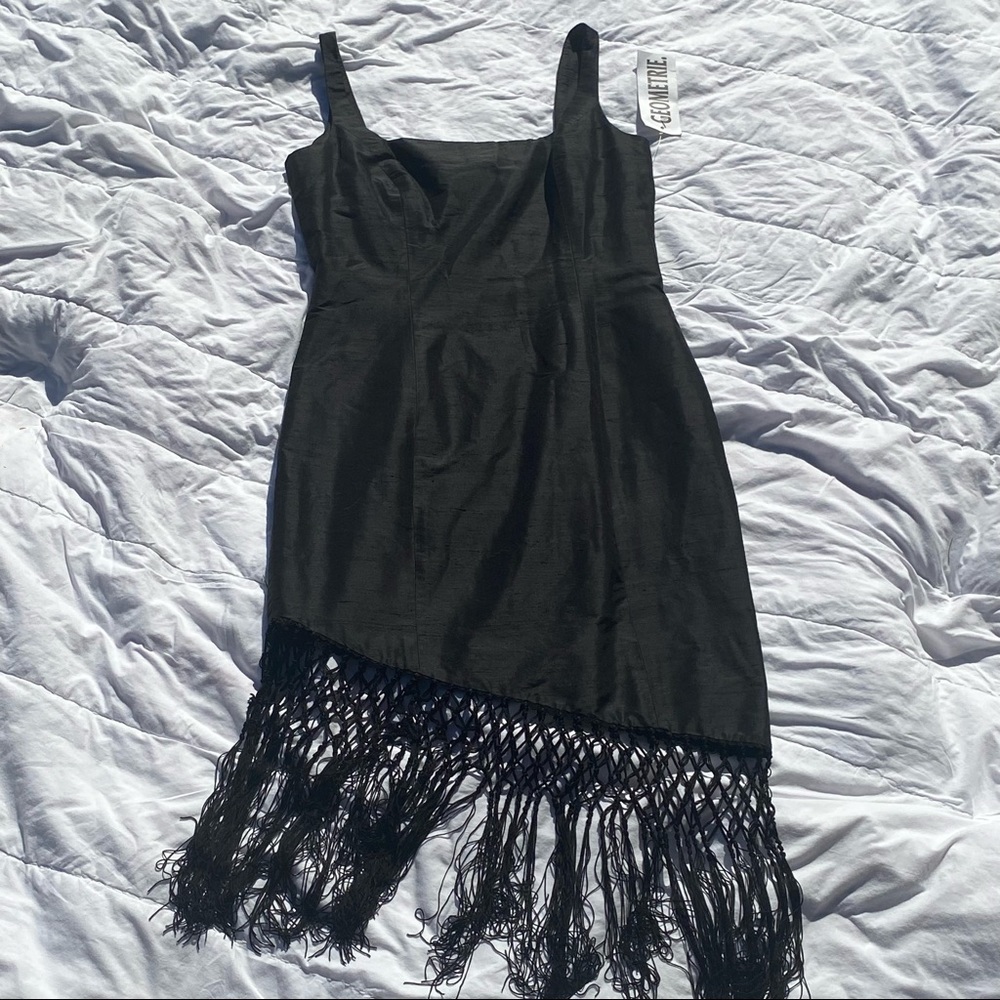 Vintage Geometrie Silk Dress